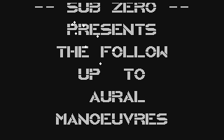 C64 GameBase Aural_Manoeuvres_II (Not_Published) 1988