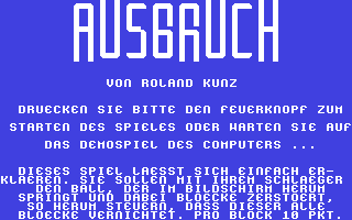 C64 GameBase Ausbruch BB_Software