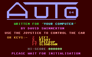 C64 GameBase Auto_64 Business_Press_International_Ltd./Your_Computer 1985