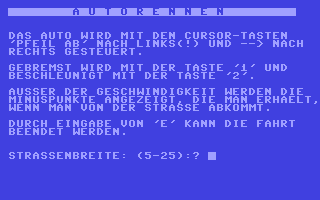 C64 GameBase Autorennen iWT 1984