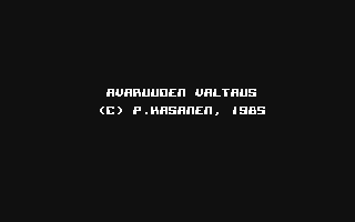 C64 GameBase Avaruuden_valtaus Tecnopress_Oy 1985