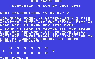 C64 GameBase Awari (Not_Published) 2005