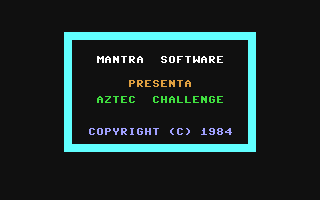 C64 GameBase Aztec_Challenge Mantra_Software 1985