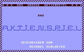 C64 GameBase Aktienspiel,_Das CA-Verlags_GmbH/Commodore_Disc 1987