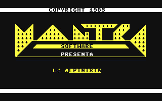 C64 GameBase Alpinista,_L' Mantra_Software 1986