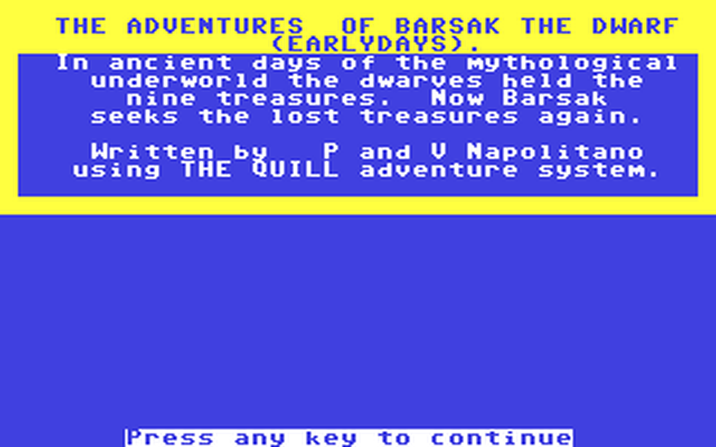 C64 GameBase Adventures_of_Barsak_the_Dwarf,_The Gilsoft 1984