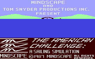 C64 GameBase American_Challenge,_The_-_A_Sailing_Simulation Mindscape,_Inc. 1987