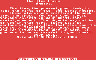 C64 GameBase Amulet,_The Sentient_Software 1985