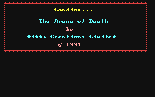 C64 GameBase Arena_of_Death,_The Hibbs_Creations_Ltd. 1991