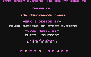 C64 GameBase Armageddon_Files,_The Binary_Zone_PD 1995