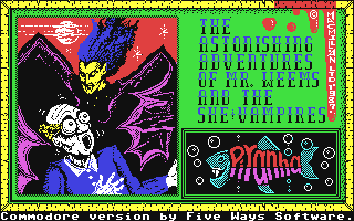 C64 GameBase Astonishing_Adventures_of_Mr._Weems_and_the_She_Vampires,_The Piranha/Macmillan_Ltd. 1987