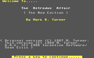 C64 GameBase Astrodus_Affair_-_The_New_Edition,_The Argus_Specialist_Publications_Ltd./Commodore_Disk_User 1990