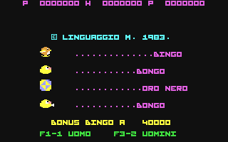 C64 GameBase Bingo_Bongo Linguaggio_Macchina/TuttoComputer 1985