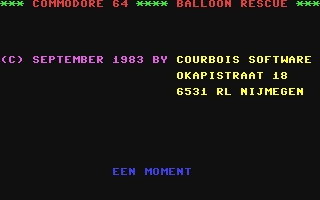 C64 GameBase Balloon_Rescue Courbois_Software 1983