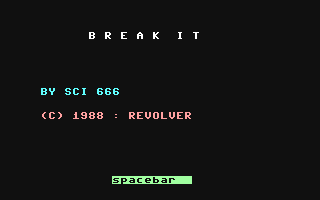 C64 GameBase Break_It (Not_Published) 1988