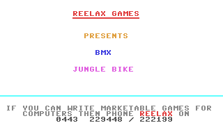 C64 GameBase BMX_Jungle_Bike Reelax_Games 1985