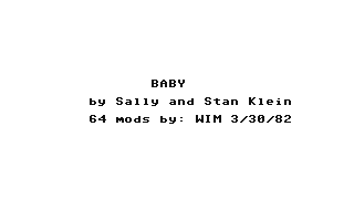 C64 GameBase Baby Street_Games 1984