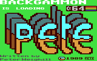 C64 GameBase Backgammon Commodore_Disk_User/Alphavite_Publications_Ltd. 1990