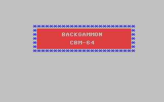 C64 GameBase Backgammon Robtek_Ltd. 1986