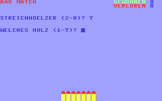 C64 GameBase Bad_Match (Public_Domain) 2020