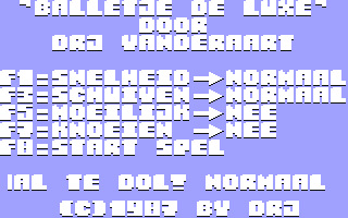 C64 GameBase Balletje_De_Luxe Commodore_Dossier 1987