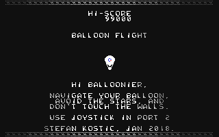 C64 GameBase Balloon_Flight (Public_Domain) 2018
