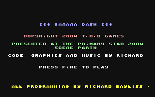 C64 GameBase Banana_Dash The_New_Dimension_(TND) 2004