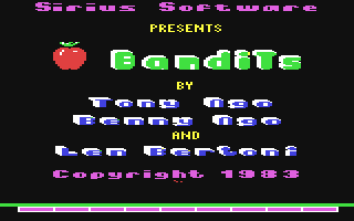 C64 GameBase Bandits Sirius_Software 1983