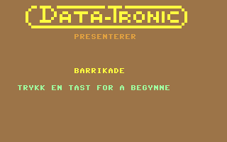C64 GameBase Barrikade Data-Tronic