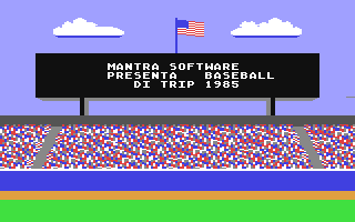 C64 GameBase Baseball Mantra_Software 1985