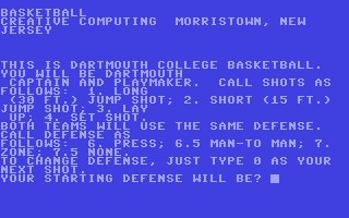 C64 GameBase Basketball Creative_Computing 1978