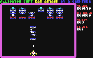 C64 GameBase Bat_Attack Alligata_Software 1983
