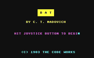 C64 GameBase Bat Osbourne/McGraw-Hill 1983