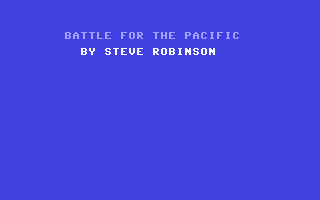 C64 GameBase Battle_for_the_Pacific (Public_Domain)