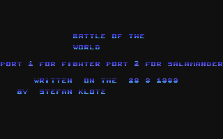 C64 GameBase Battle_of_the_World (Created_with_SEUCK) 1989