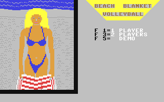 C64 GameBase Beach_Blanket_Volleyball Advantage*Artworx 1985