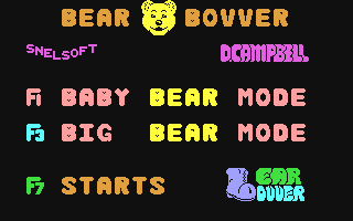 C64 GameBase Bear_Bovver Artic_Computing_Ltd. 1984