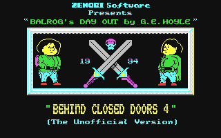 C64 GameBase Behind_Closed_Doors_IV_-_Balrog's_Day_Out Zenobi_Software 2019