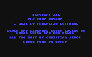 C64 GameBase Bergbert_III_-_The_Blue_Knight (Public_Domain) 2016
