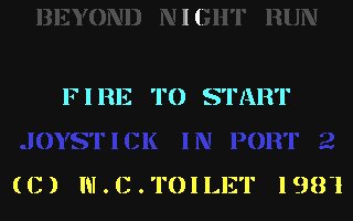 C64 GameBase Beyond_Night_Run (Not_Published) 1987