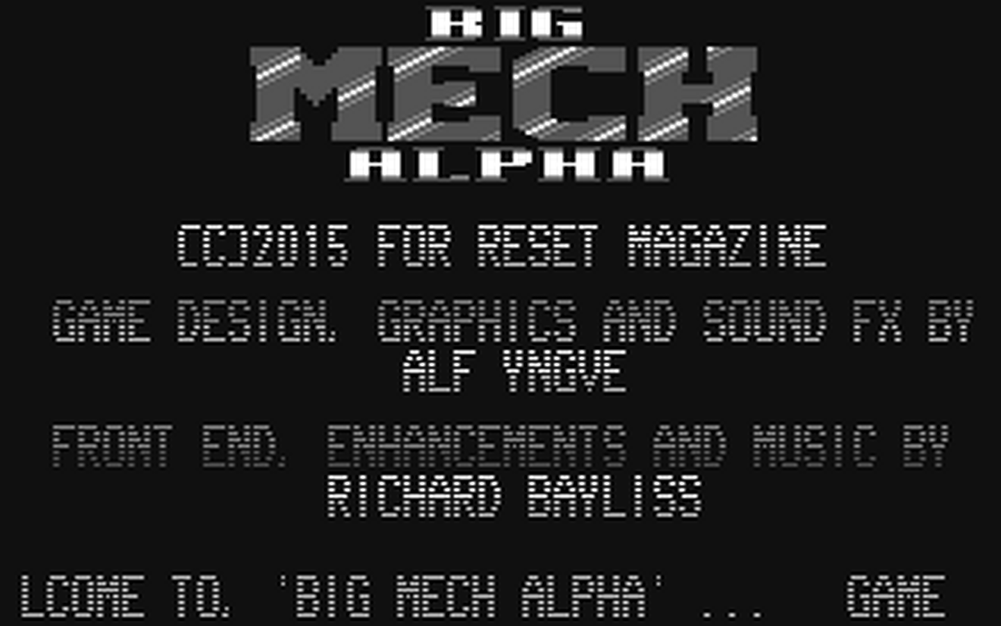 C64 GameBase Big_Mech_Alpha Reset_Magazine 2015