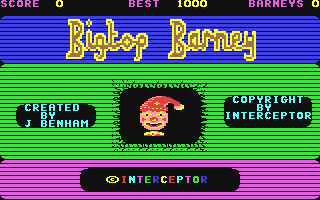 C64 GameBase Bigtop_Barney Interceptor_Software 1985