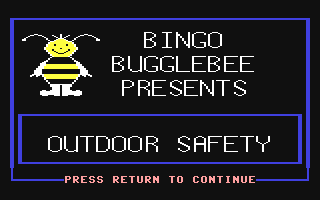 C64 GameBase Bingo_Bugglebee_Presents_-_Outdoor_Safety Quest_Learning_Systems,_Inc. 1985