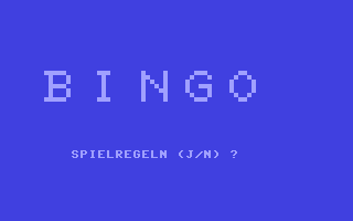 C64 GameBase Bingo Syntax-Magazin 1982