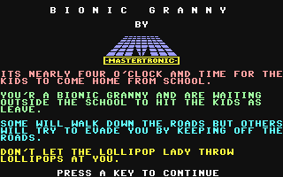 C64 GameBase Bionic_Granny Mastertronic 1984