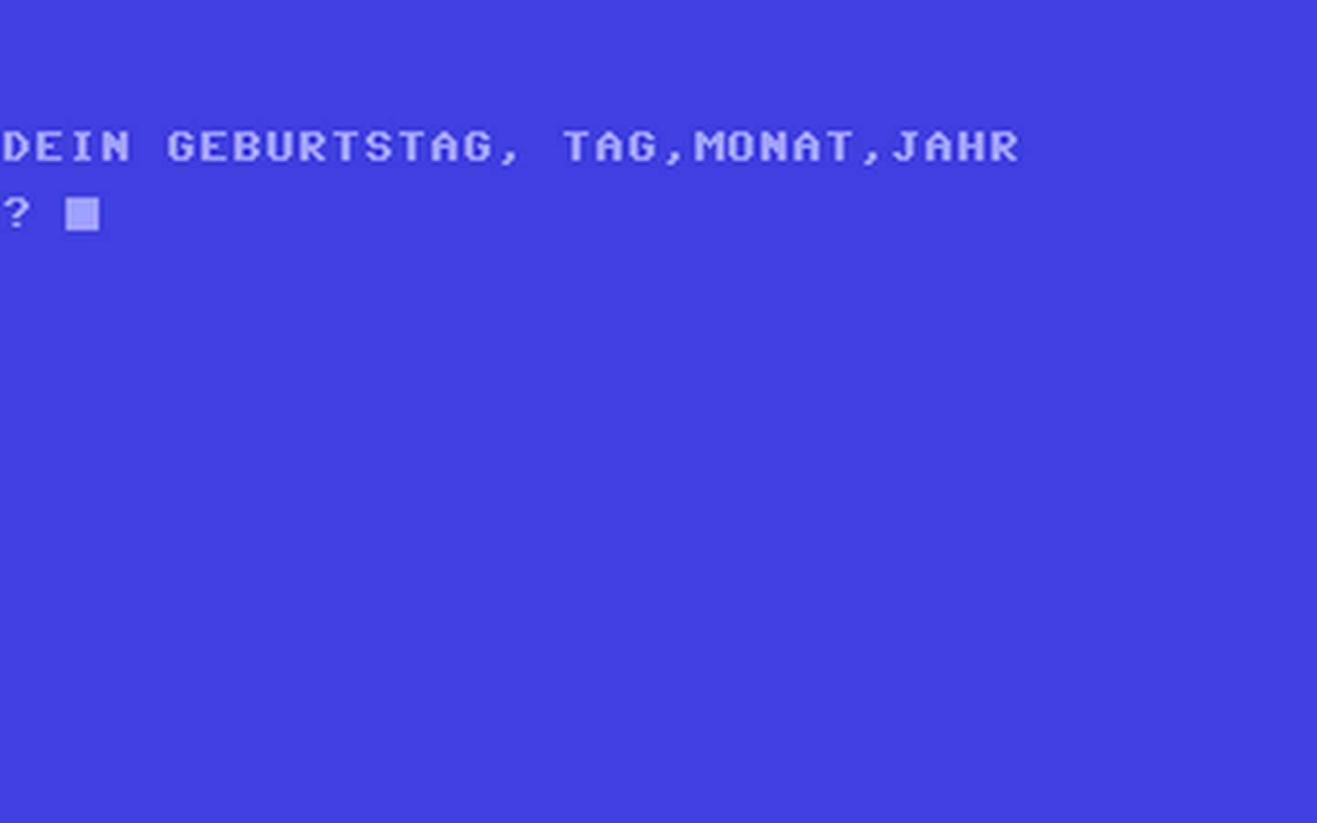 C64 GameBase Biorhythmus Ing._W._Hofacker_GmbH 1984