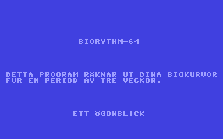 C64 GameBase Biorytm-64 SYS_Public_Domain 1990