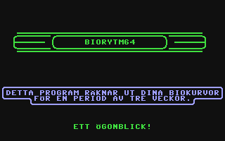 C64 GameBase Biorytm64 SYS_Public_Domain 1991
