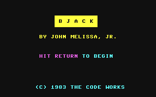C64 GameBase Bjack Osbourne/McGraw-Hill 1983