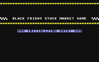 C64 GameBase Black_Friday_Stock_Market_Game (Public_Domain) 1982